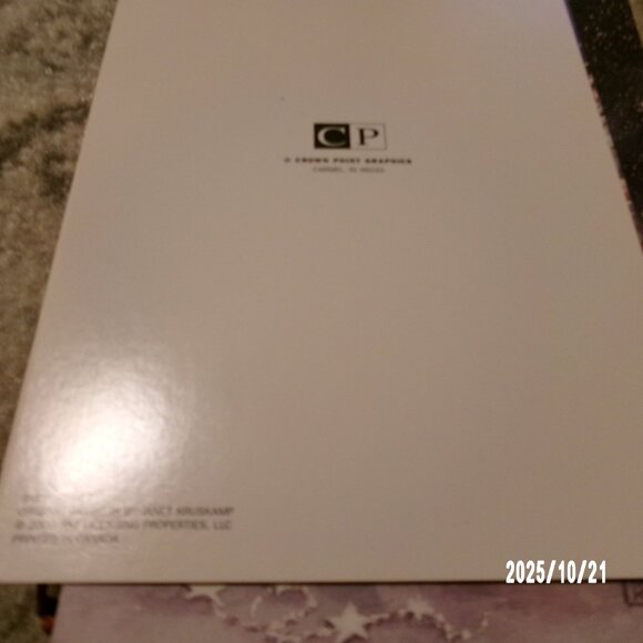 Crown Point Graphics 9 VINTAGE JANET KRUSKAM[ "SNOW BEAR II" Christmas Cards - Picture 3 of 4